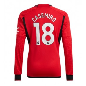 Maillot de foot Manchester United Casemiro #18 Domicile 2023-24 Manche Longue